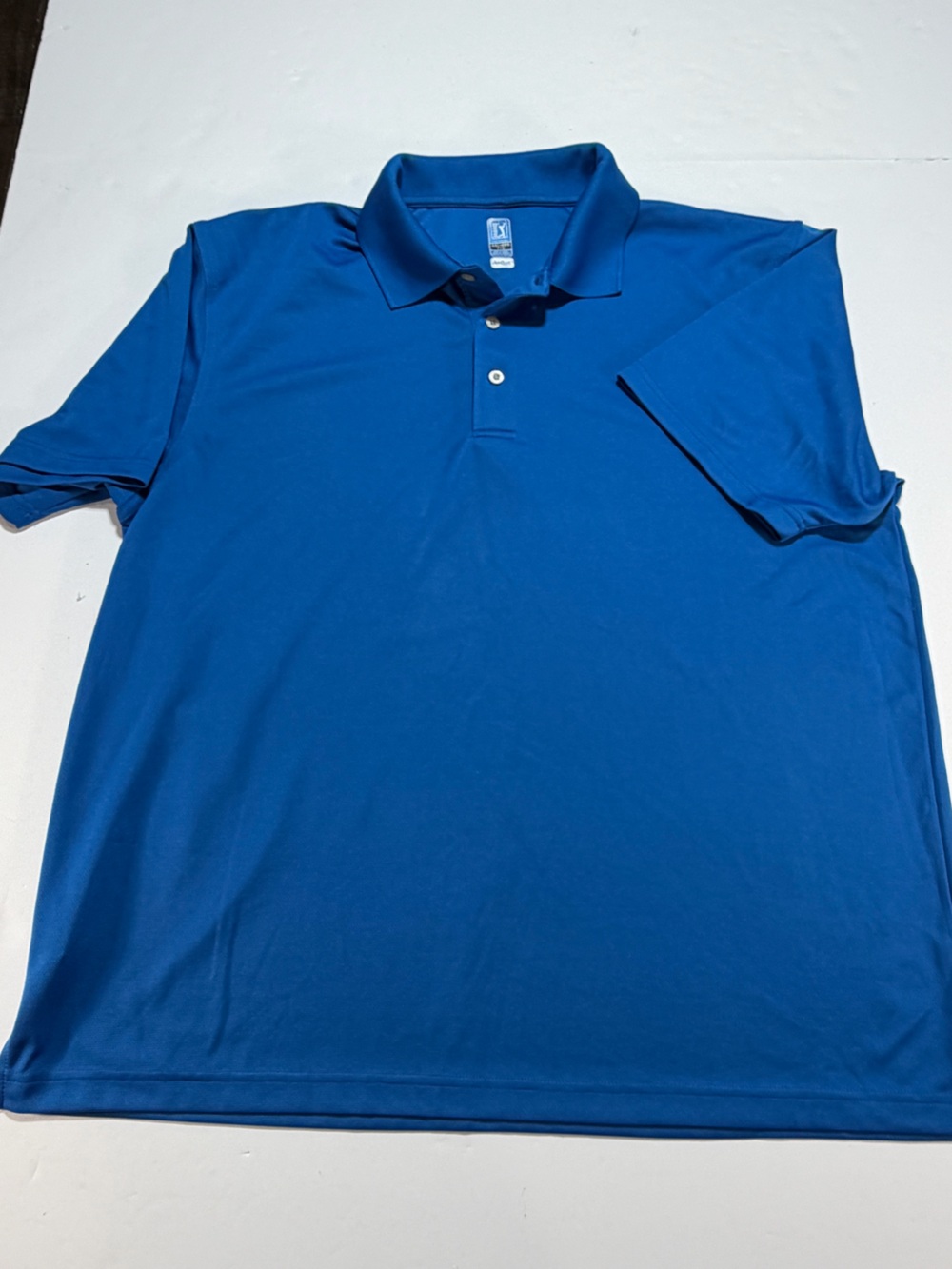 PGA Tour Airflux Royal Blue Golf Polo Shirt Mens Size XXL